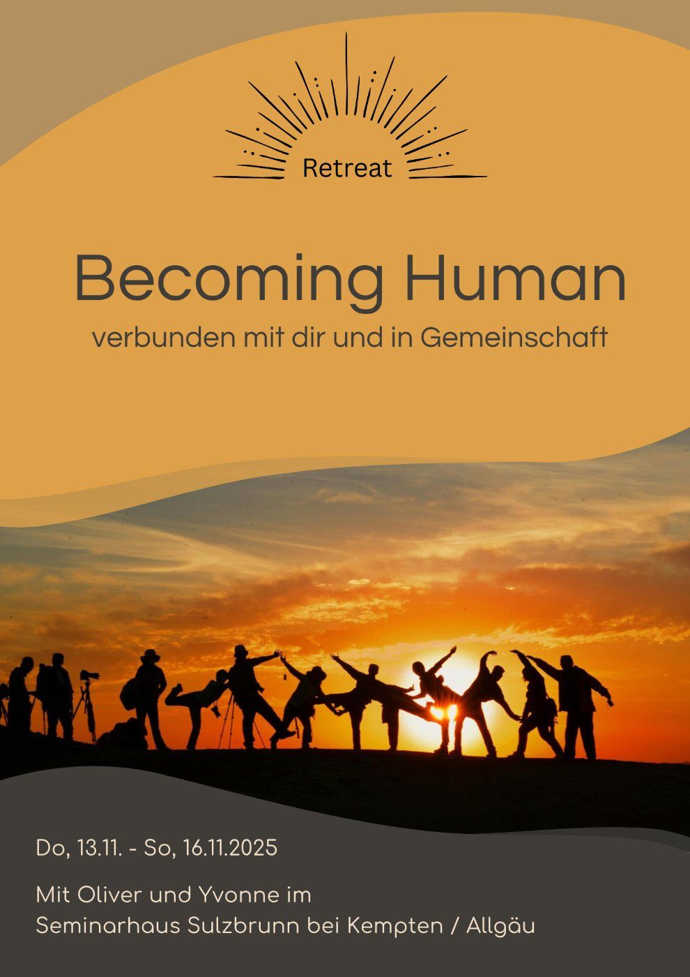 Event image for Becoming Human - verbunden mit dir und in Gemeinschaft